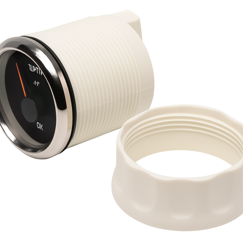Indicateur d’assiette ECMS noir et chromé, 0-190 Ohm, D 52 mm Indicateur d’assiette ECMS noir et chromé, 0-190 Ohm, D 52 mm
