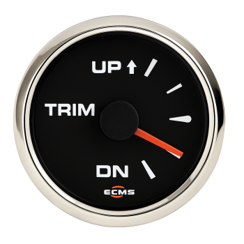 Trim Gauge ECMS Black-Chromed 167-10 Ohm 52mm
