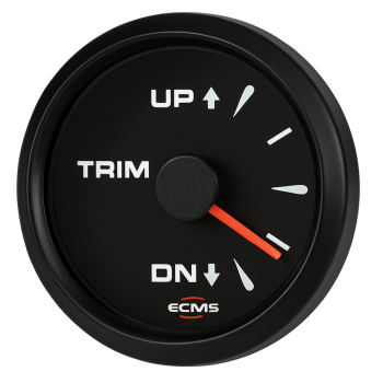 Trim Gauge ECMS Black 167-10 Ohm 52mm