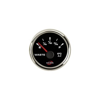 Hourmeter ECMS Black Chrome 12/24V 52mm Hourmeter ECMS Black Chrome 12/24V 52mm