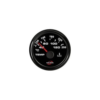Hourmeter ECMS Black 12/24V 52mm Hourmeter ECMS Black 12/24V 52mm