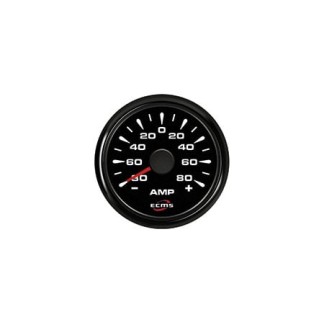 Hourmeter ECMS Black 12/24V 52mm Hourmeter ECMS Black 12/24V 52mm