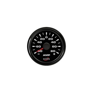 Hourmeter ECMS Black 12/24V 52mm Hourmeter ECMS Black 12/24V 52mm