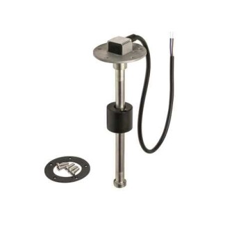 ECMS Stainless Steel water and fuel level senders 12-24v / 0-190ohm - 400mm