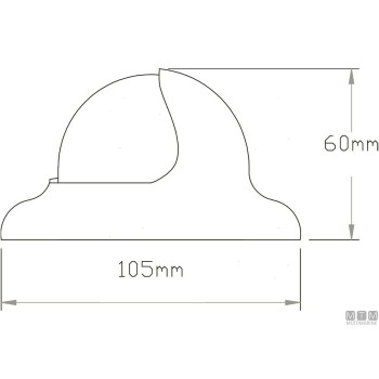Compas de Boussole C3 A-Nautic Blanc 65mm
