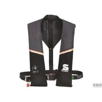 Secumar Ultra 170 Inflatable Lifejacket - Grey/Black Harness Type Secumar Ultra 170 Inflatable Lifejacket - Grey/Black Harness Type