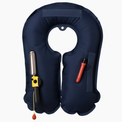 Vsg skipper 150 light inflatable lifejacket colour blue navy 
