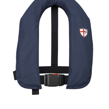 Vsg Skipper 150 leichte aufblasbare Rettungsweste Farbe blau navy 