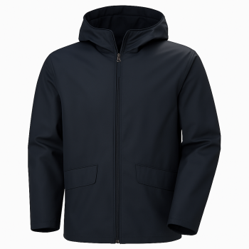 Hh Voss Rain Jacket Size M - Navy Blue