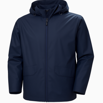Hh Voss Rain Jacket Size XL - Navy Blue