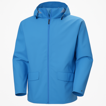 Hh Voss Rain Jacket Size XL - Light Blue