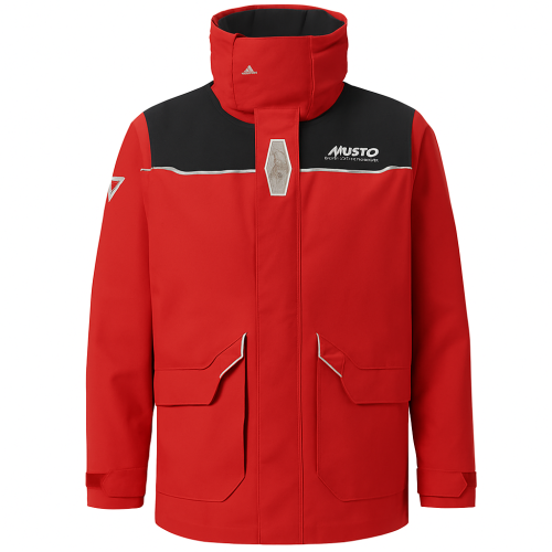 Musto BR3 Offshore-Jacke Größe M Farbe Rot