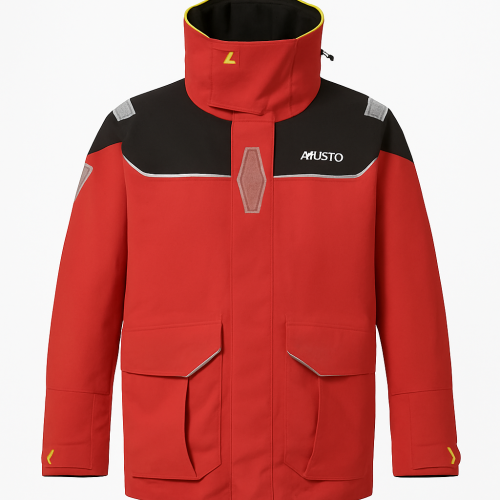 Musto BR3 Offshore-Jacke Größe M Farbe Rot