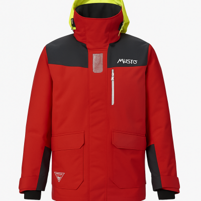 Musto BR3 Offshore-Jacke Größe M Farbe Rot