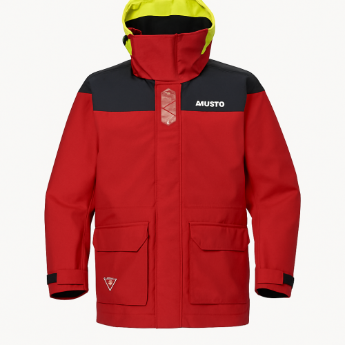 Musto BR3 Offshore Jacke Größe L Rot