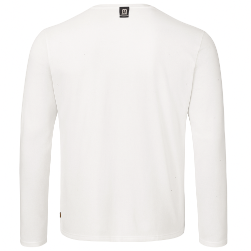 Musto Crew Sonnenblockierende Langarm-T-Shirt - Größe L - Farbe Weiß