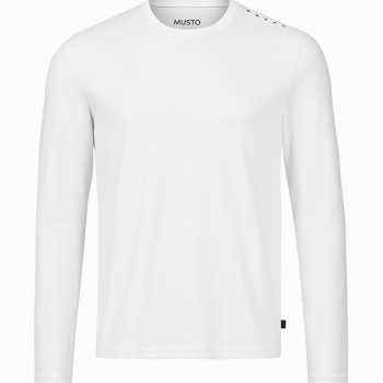 Musto Crew Sunblock Long Sleeve Tee - Size L - Color White Musto Crew Sunblock Long Sleeve Tee - Size L - Color White