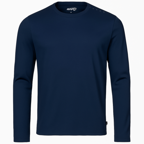 Musto Crew Sunblock Long Sleeve Tee - Size M - Navy Blue