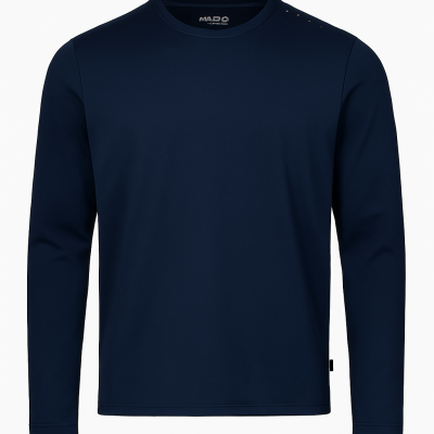Musto Crew Sunblock Long Sleeve Tee - Size M - Navy Blue