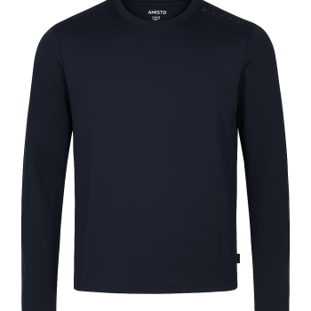 Musto Crew Sunblock Long Sleeve Tee - Size 2XL - Navy Blue