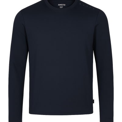 Musto Crew Sunblock Long Sleeve Tee - Size 2XL - Navy Blue