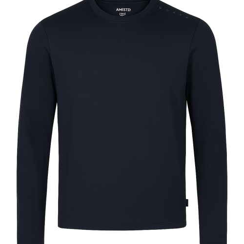Musto Crew Sunblock Long Sleeve Tee - Size 2XL - Navy Blue