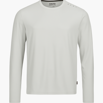 Musto Crew Sunblock Long Sleeve Tee - Size L - Color Platinum