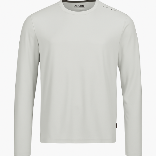 Musto Crew Sunblock Long Sleeve Tee - Size L - Color Platinum