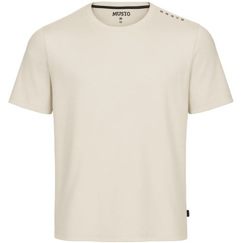 Musto Crew Sunblock T-Shirt - Größe L - Farbe Weiß