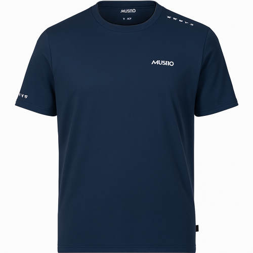 Musto Crew Sunblock T-Shirt - Size 2XL - Navy Blue