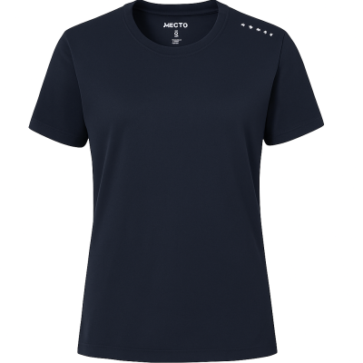 Musto Crew Sunblock T-Shirt für Damen, Größe M, Farbe Marineblau