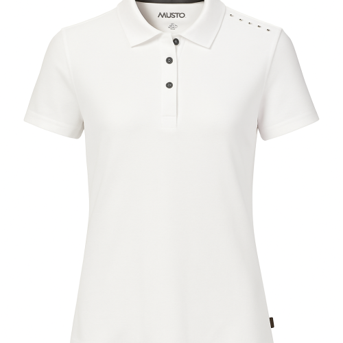 Musto Crew Sunblock Polo für Damen - Größe XS - Farbe Weiß