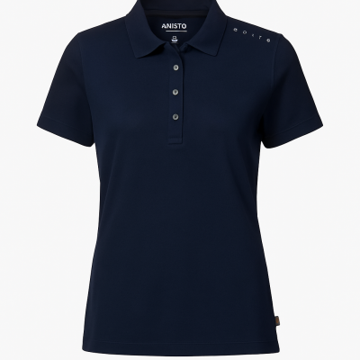 Musto Crew Sunblock Polo Women Size M Color Navy Blue