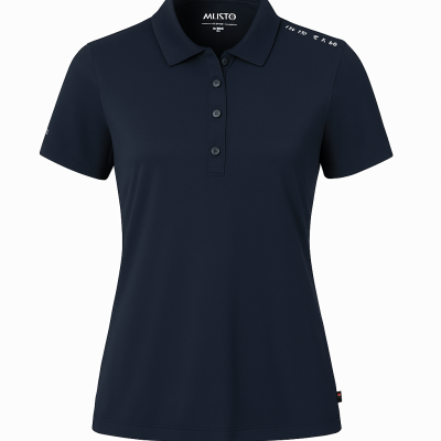 Musto Crew Sunblock Polo Women Size M Color Navy Blue