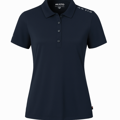 Musto Crew Sunblock Polo Women Size M Color Navy Blue