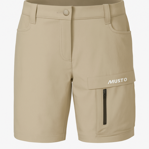 Shorts Musto Evo Deck pour femmes - Taille XL, Couleur Beige