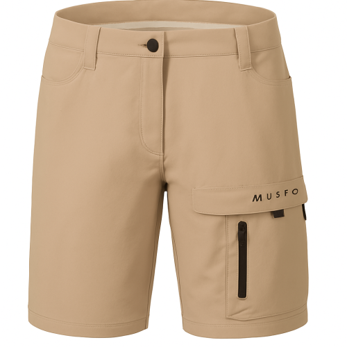 Shorts Musto Evo Deck pour femmes - Taille XL, Couleur Beige