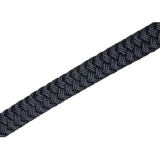Amarre bleu marine à œil épissé avec cosse cœur, D 28 mm x 20 m