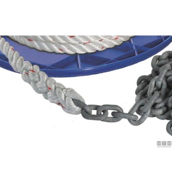 Kit Anchoring with 50mt Rope 14mm and 7.5mt Chain 8mm Din766 Kit Anchoring with 50mt Rope 14mm and 7.5mt Chain 8mm Din766