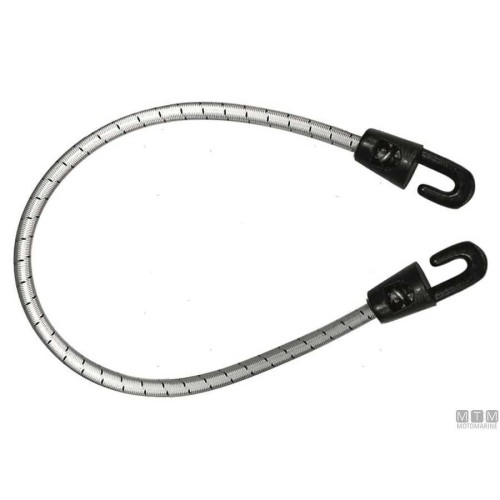 Elastic Rope with Black hooks 4mm x 30cm Elastic Rope with Black hooks 4mm x 30cm