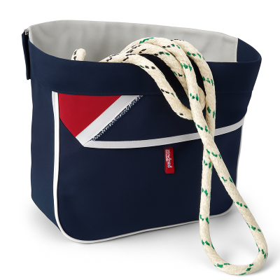 Aufbewahrungstasche Blau Navishell für Segelleinen 40 x 20 x H28cm Aufbewahrungstasche Blau Navishell für Segelleinen 40 x 20 x H28cm