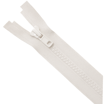 200CM White YKK Marine Zipper with Water-Repellent Fabric