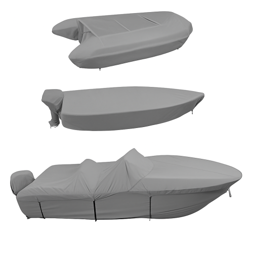 Grey Boat Covers adjustable from 518 to 579cm Grey Boat Covers adjustable from 518 to 579cm