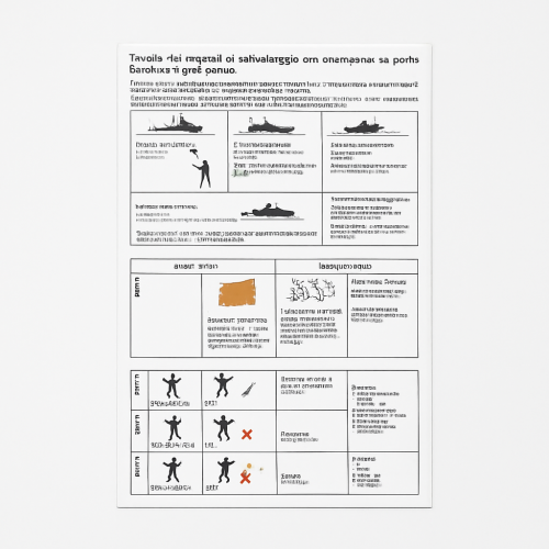 Rescue signal codes sticker mm 160 x 240 Rescue signal codes sticker mm 160 x 240