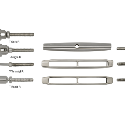 Cage de ridoir ouverte en inox, M12 Cage de ridoir ouverte en inox, M12