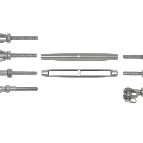 Cage de ridoir ouverte en inox, M12 Cage de ridoir ouverte en inox, M12