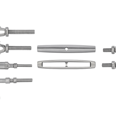 Modular Tensioner - Stainless T-Fork L M12 Modular Tensioner - Stainless T-Fork L M12