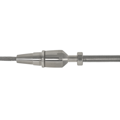 Modular Tensioner - Stainless T-Terminal R M12 cable 6mm Modular Tensioner - Stainless T-Terminal R M12 cable 6mm