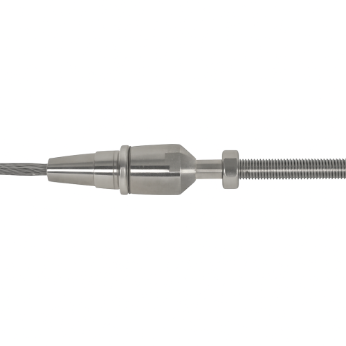 Modular Tensioner - Stainless T-Terminal R M12 cable 6mm Modular Tensioner - Stainless T-Terminal R M12 cable 6mm