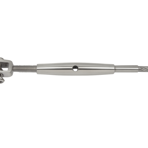 Modular Tensioner - Stainless T-Terminal R M12 cable 6mm Modular Tensioner - Stainless T-Terminal R M12 cable 6mm
